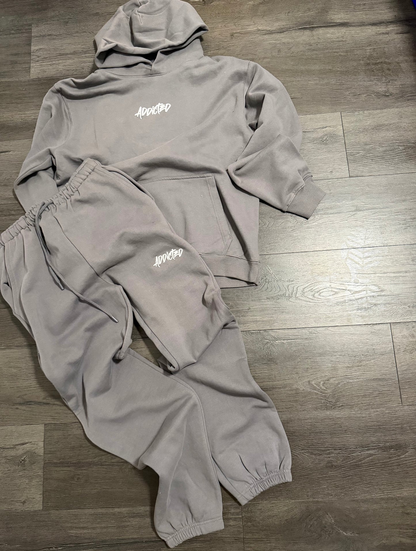 Addicted Embroidery Sweatsuit